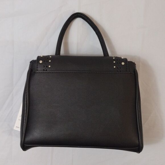 French Connection Bellita Black Stud Mini Crossbody with Top Handle NWT - Picture 14 of 17